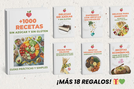 +1.000 Recetas Para Sentirte Livian@ y Feliz + 18 BONOS GRATIS🎁